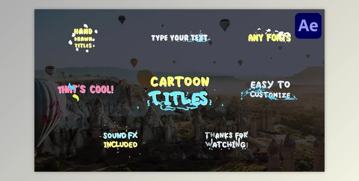 Download Cartoon Titles | After Effects (Videohive 29401136)