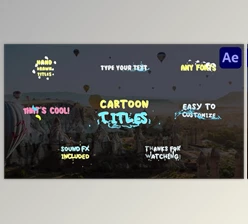 Download Cartoon Titles | After Effects (Videohive 29401136)