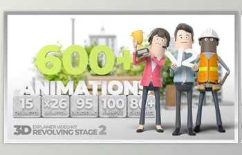 Download 3D Explainer Video <span class='badge badge-warning'>Kit</span> Revolving Stage V2 (Videohive 28824485)