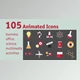 Download 105 Animated Icons (Videohive 11592941)
