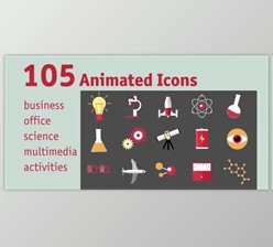 Download 105 Animated Icons (Videohive 11592941)