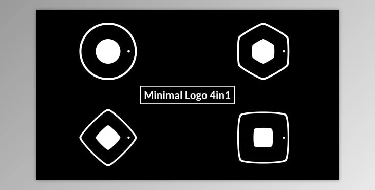 Download Minimal Logo 4in1 (Videohive 19589043)