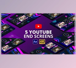 Download YouTube End Screens Vol.4 | After Effects (Videohive 29369285)