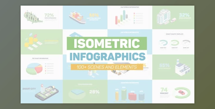 Download Isometric Infographics (Videohive 20869321)