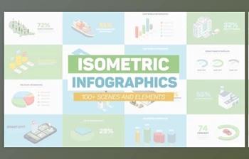 Download <span class='badge badge-warning'>Isometric</span> Infographics (Videohive 20869321)