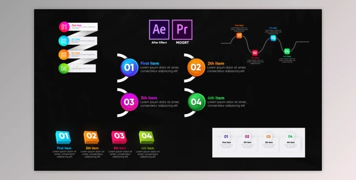 Download Infographic Trendy Lists (Videohive 27277854)