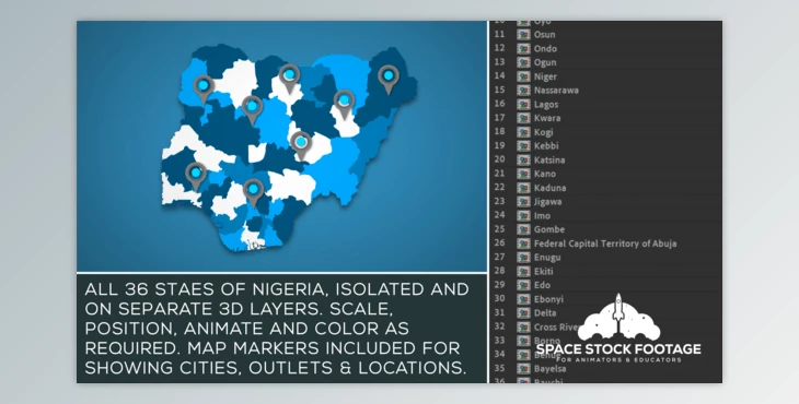 Download Nigeria Map Kit (Videohive 26805762)