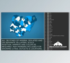 Download Nigeria Map Kit (Videohive 26805762)