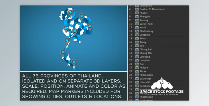 Download Thailand Map Kit (Videohive 26799086)