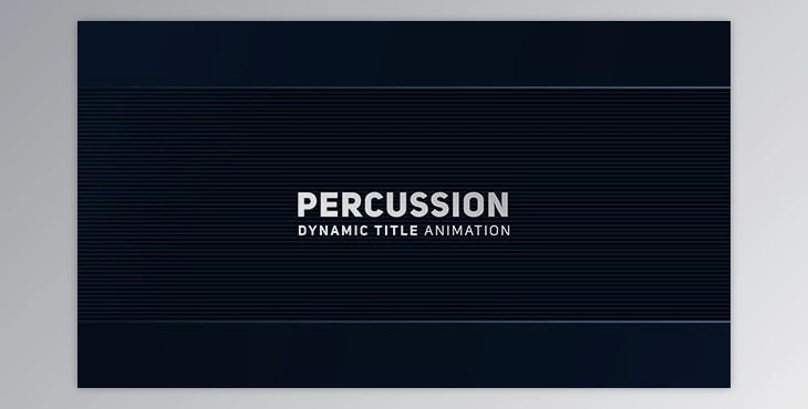 Download Percussion – Dynamic Title Animation (Videohive 20402243)