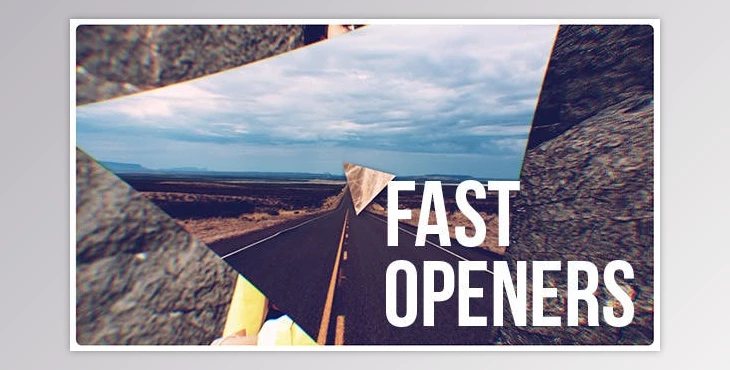 Download Fast Openers Collection (Videohive 10960060) Ae Project
