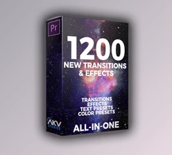 Download AKVStudios – 1200+ TRANSITIONS & EFFECTS – ELITE EDITOR PACK for Premiere Pro
