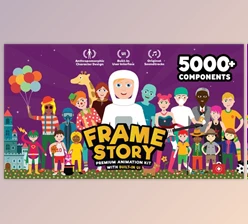 FrameStory I Explainer Character Animation Toolkit with Built In UI (Videohive 26660837)
