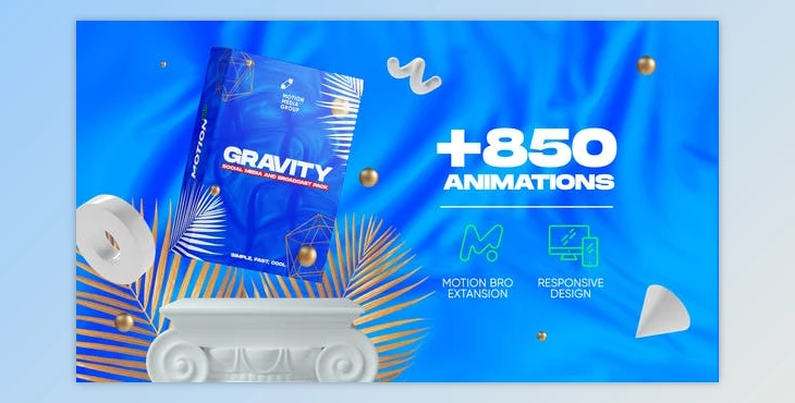 Download Gravity | Social Media and Broadcast Pack (Videohive 26414068)