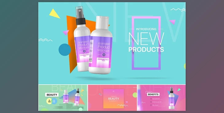 Download Animated Product Mockups – Cosmetics Pack (Videohive 25513188)