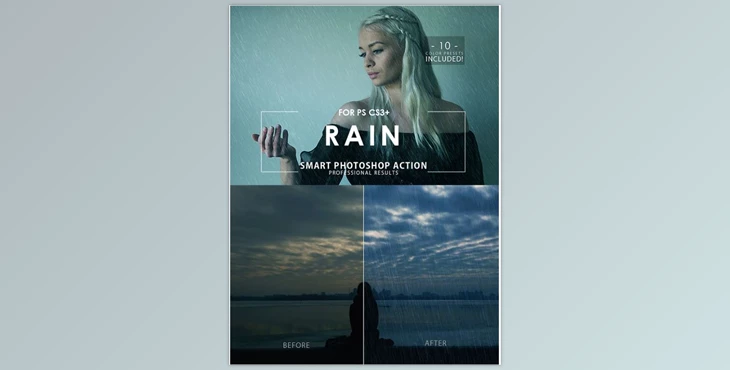 Download Rain Photoshop Action GraphicRiver-28806032