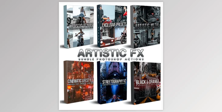 Download Artistic Bundle (6 in 1) Photoshop Actions 29425595