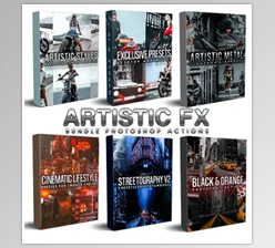 Download Artistic Bundle (6 in 1) Photoshop Actions 29425595