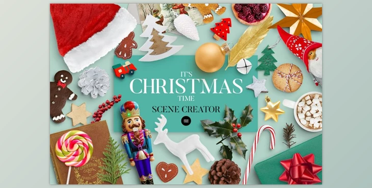 Download Christmas Scene Creator CreativeMarket-5498557