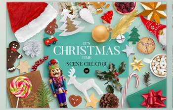 Download Christmas Scene Creator <span class='badge badge-warning'>CreativeMarket-5498557</span>
