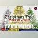 Download Christmas Tree Creator Mock-up CreativeMarket-5580357