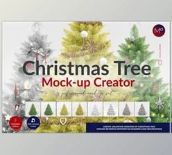Download Christmas Tree Creator Mock-up CreativeMarket-5580357