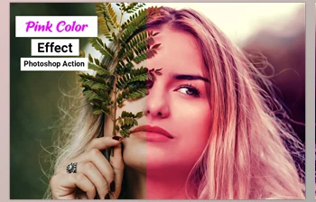 Download Pink Color <span class='badge badge-warning'>Effect</span> Photoshop Action CreativeMarket-4910888 - Includes ATN