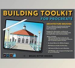 Download Building Toolkit For Procreate CreativeMarket-5012404 - Includes AI, PNG, BRUSH, PDF