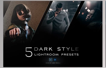 Download 5 Dark style Lightroom presets CreativeMarket-5106345 - Includes XMP, LRTEMPLATE, DNG, <span class='badge badge-warning'>PDF</span>