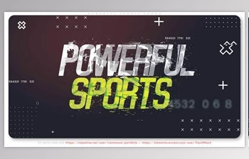 Download <span class='badge badge-warning'>Powerful</span> Sports Promo (Videohive 29478925) - AE Project For action, advertising, athletic