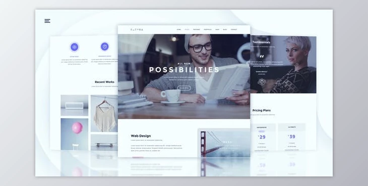 Download Modern Website Promo (Videohive 22424153) - AE Project For Theme Presentation