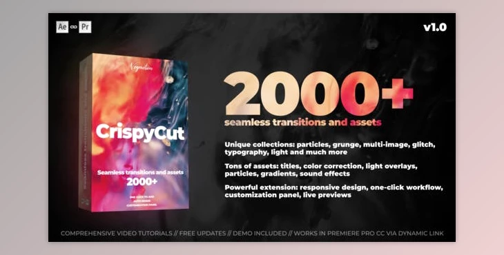 Download Transitions (Videohive 26829624) - AE Project For cinematic, glitch, grunge, presets
