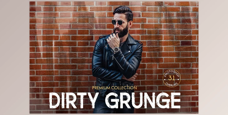 Download Dirty Grunge Photoshop Overlays (CM-3885826)