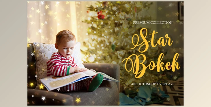 Download Star Bokeh Photoshop Overlays (CM-4548423) - PNG