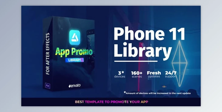 Download App Promo - Phone 11 (Videohive 25181924) - AE Project For advertisment, android, app presentation, application