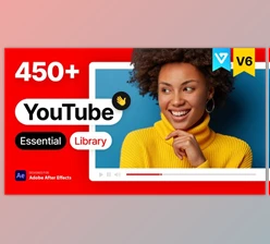 Download Youtube Essential Library V6 (Videohive 21601793) - AE Project For blogger, corporate, essential, graphics