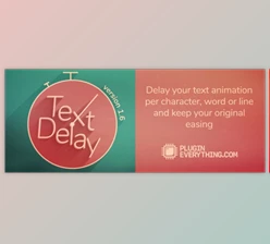 Aescripts - Download TextDelay v1.8.0 (Win, Mac)