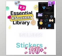 Download Essential Stickers Library V3 (Videohive 21180366) - AE Project For badge, cartoon, emotions, essentail, facebook