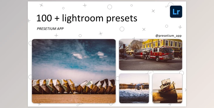 Download 100 + Lightroom Mobile Preset DNG CreativeMarket-5228629