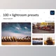 Download 100 + Lightroom Mobile Preset DNG CreativeMarket-5228629