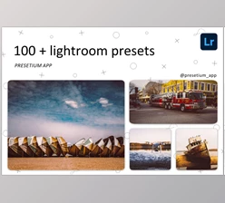 Download 100 + Lightroom Mobile Preset DNG CreativeMarket-5228629