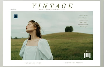 Download Vintage Mobile Lightroom Presets <span class='badge badge-warning'>CreativeMarket-5496312</span> DNG, PDF