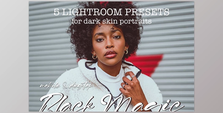 Download 5 Dark Skin Lightroom Presets CreativeMarket-5361772 XMP, DNG, PDF