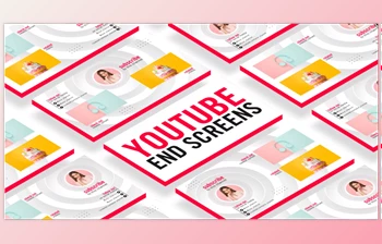Videohive YouTube End <span class='badge badge-warning'>Screens</span> 25418754 AE Project
