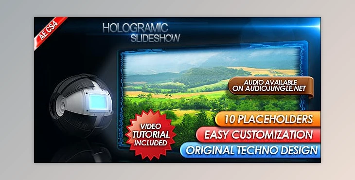 Download Hologramic SlideShow (Videohive 143442) - AE Project