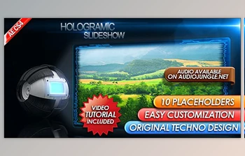 Download <span class='badge badge-warning'>Hologramic</span> SlideShow (Videohive 143442) - AE Project