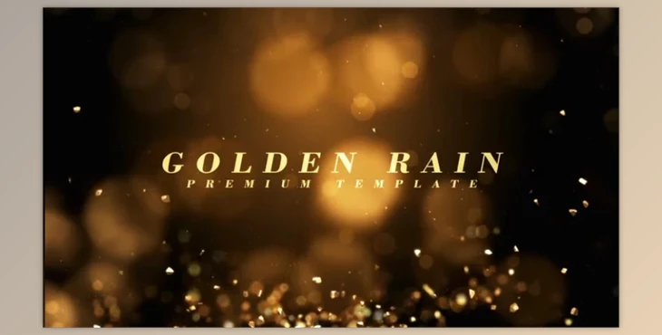 Download Golden Rain (Motionarray 860211) - AE Project