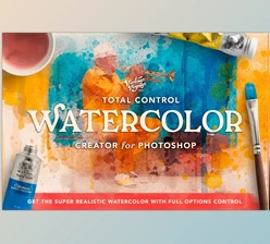 Download Total Watercolor Creator CreativeMarket-5652304 (PSD, ABR, PDF, GRD)