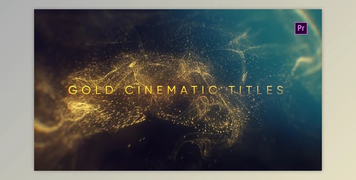 Download Gold Cinematic Titles Mogrt (Videohive 23260042) - PR Project