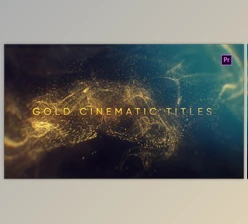 Download Gold Cinematic Titles Mogrt (Videohive 23260042) - PR Project